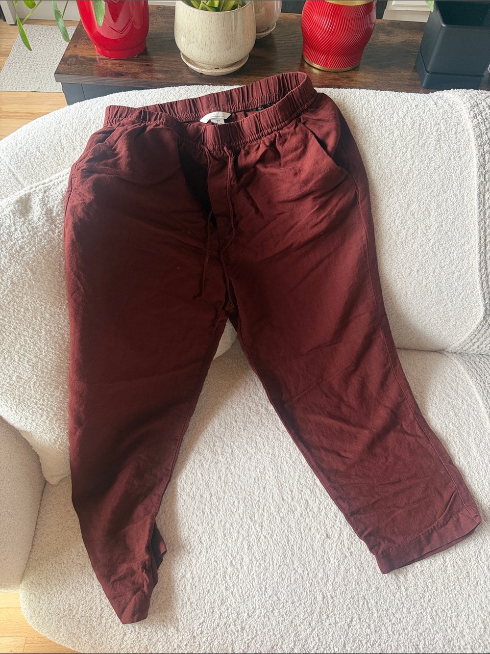 Women’s H&M Brown Linen Pant